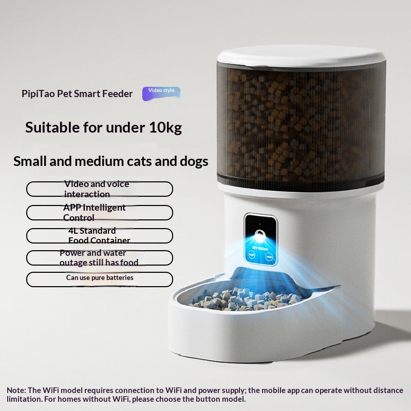Comedero automático con cámara y app para perros y gatos – 4 L